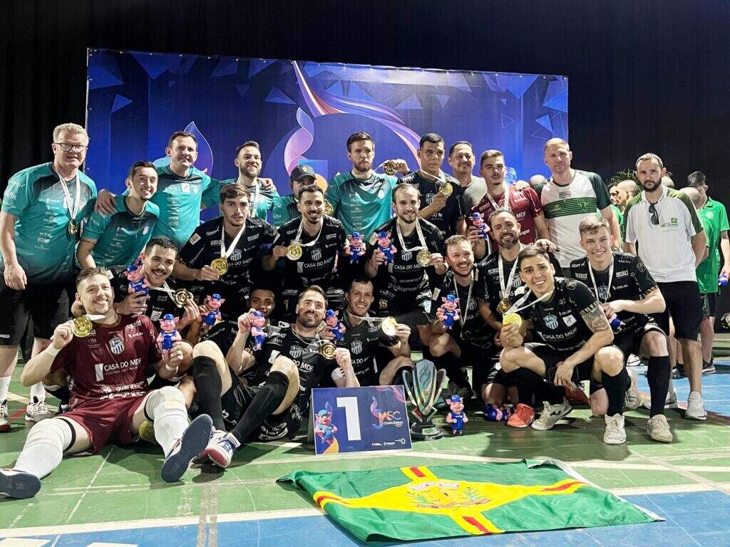 Futsal São Lourenço conquista título inédito dos Jogos Abertos de Santa Catarina